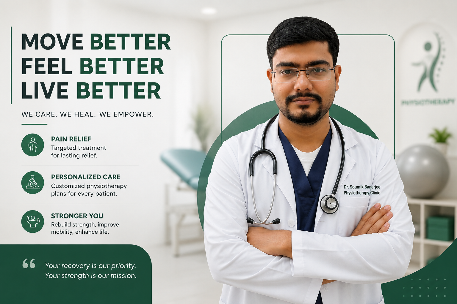Best physiotherapy clinic near Gorabazar Berhampore